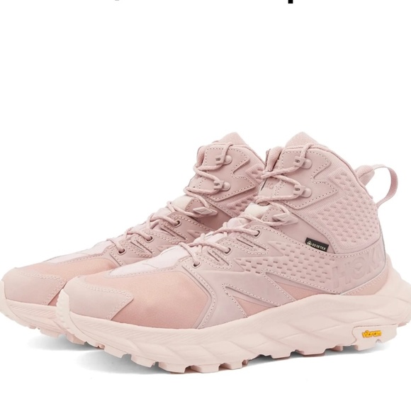 HOKA ANACAPA Mid Gore-Tex Waterproof Hiking Unisex Shoe Boot Peach Sz 13W/ 11.5M - Picture 2 of 16
